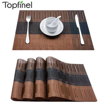 Woven Placemat Set for Dining Table