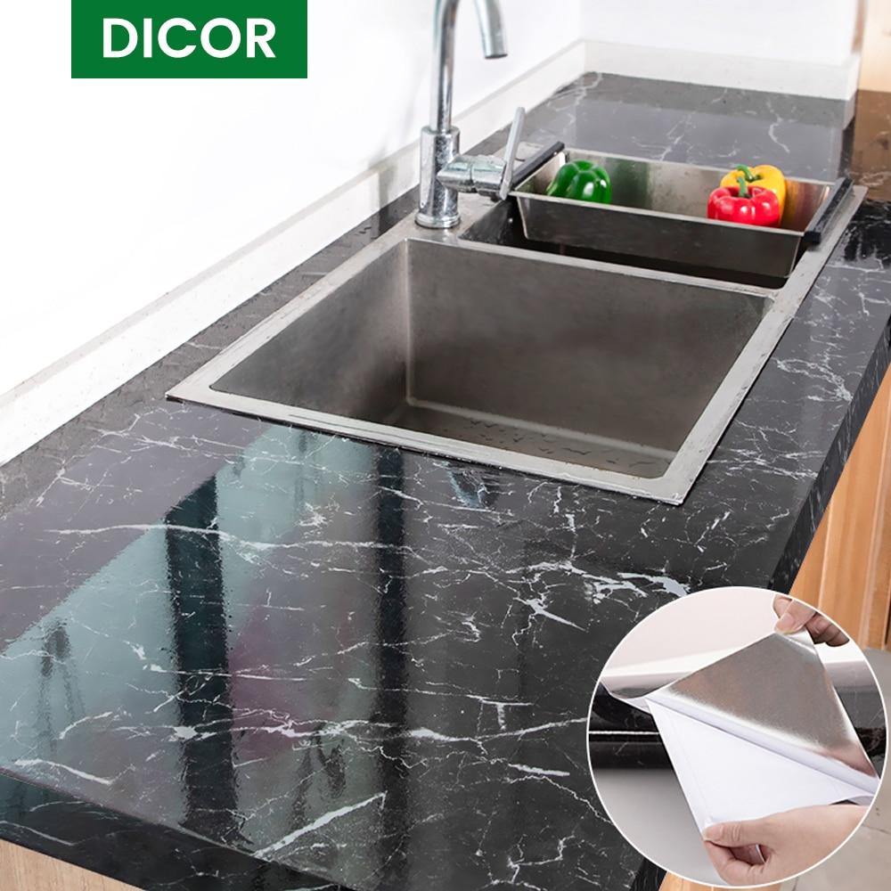 Kitchen Waterproof Self-adhesive Marble Contact Paper