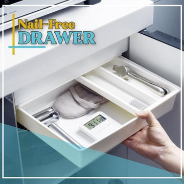 Self Adhesive Under Desk Smart Drawer