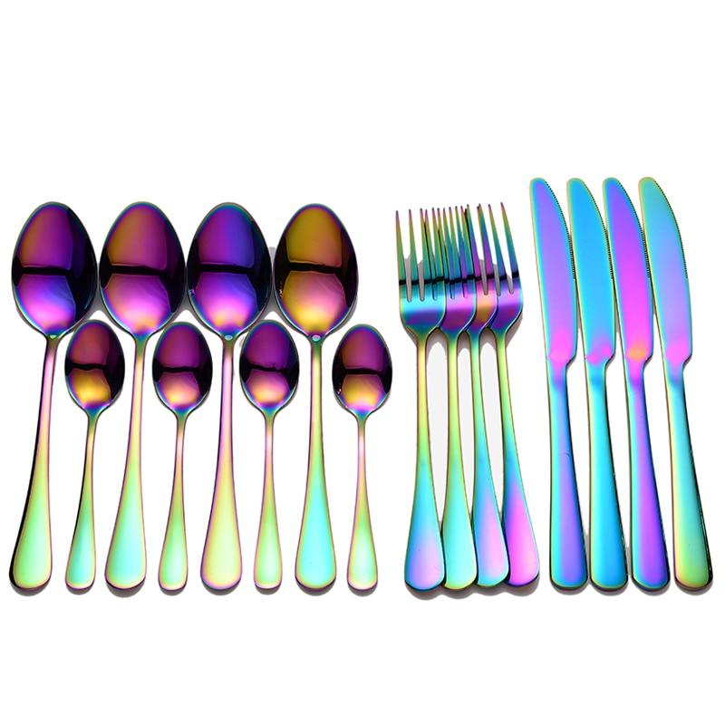 16 Pcs Stylish Stainless Steel Cutlery Set