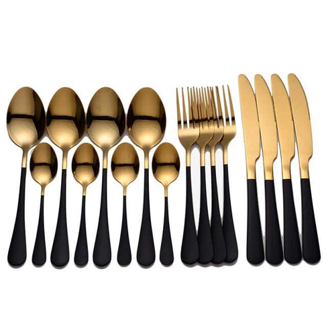 16 Pcs Stylish Stainless Steel Cutlery Set