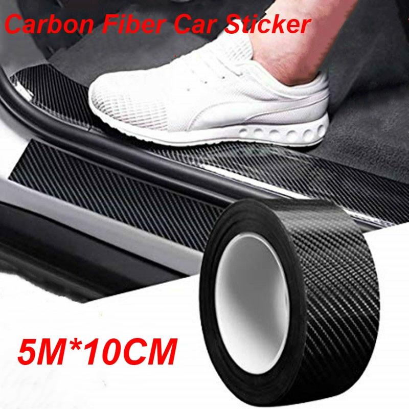 Carbon Fiber DIY Car Door Sill Guard