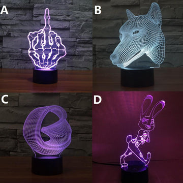 3D Visual Led Night Lights