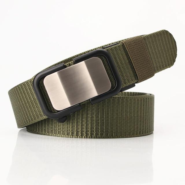 Toothless Automatic Buckle Canvas Belt