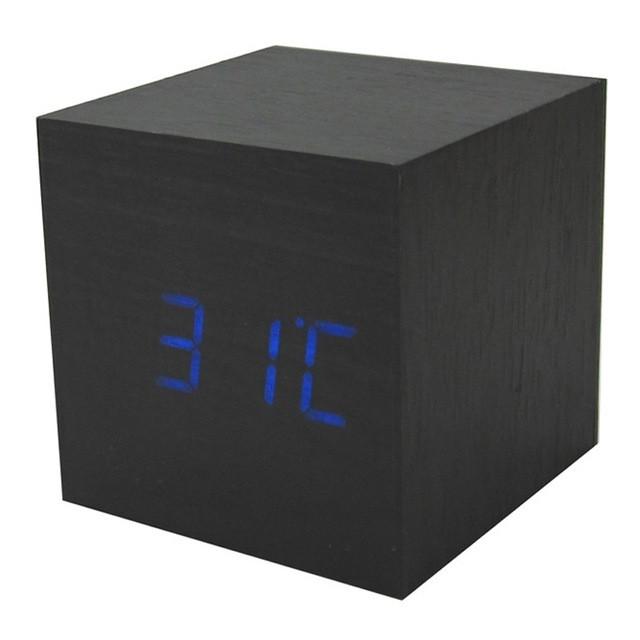 Wooden LED Multi Alarm Clock