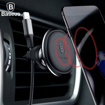 Baseus Magnetic Phone Holder With Cable Clip