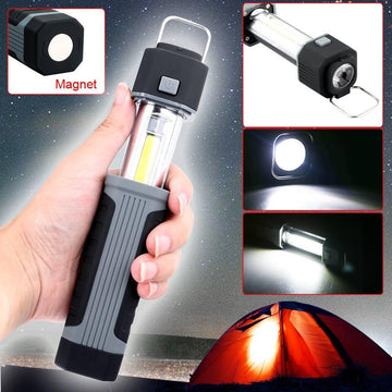 2 in 1 COB Magnetic LED Torch