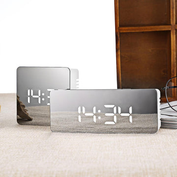 3 In 1 Digital LCD Mirror Alarm Clock