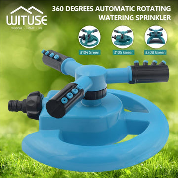 360° Auto-Rotating Adjustable Lawn Sprinkler