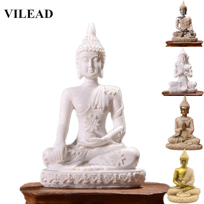 Meditating Buddha Sandstone Statue (Various Styles)