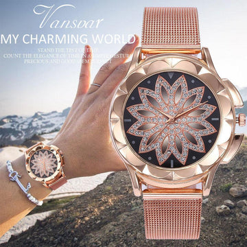 Vansvar™ Women's Fashion Rose-Gold Watch