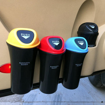 Clip-On Car Trash Can