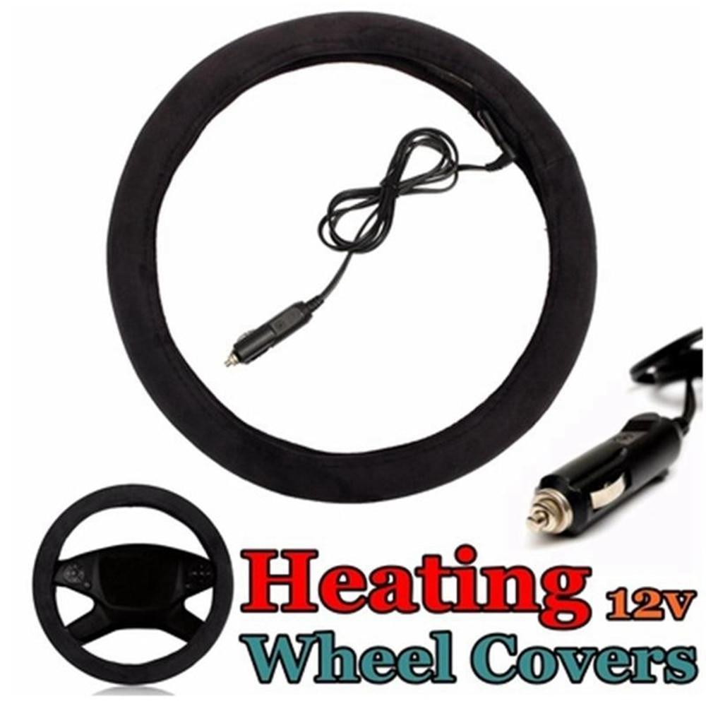 12V Heated Steering Wheel Cover