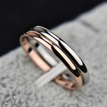 Elegant One-Piece Unisex Thin-Band Ring