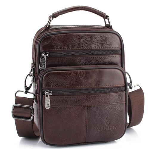 ZZNICK™ Genuine Leather Messenger Bag