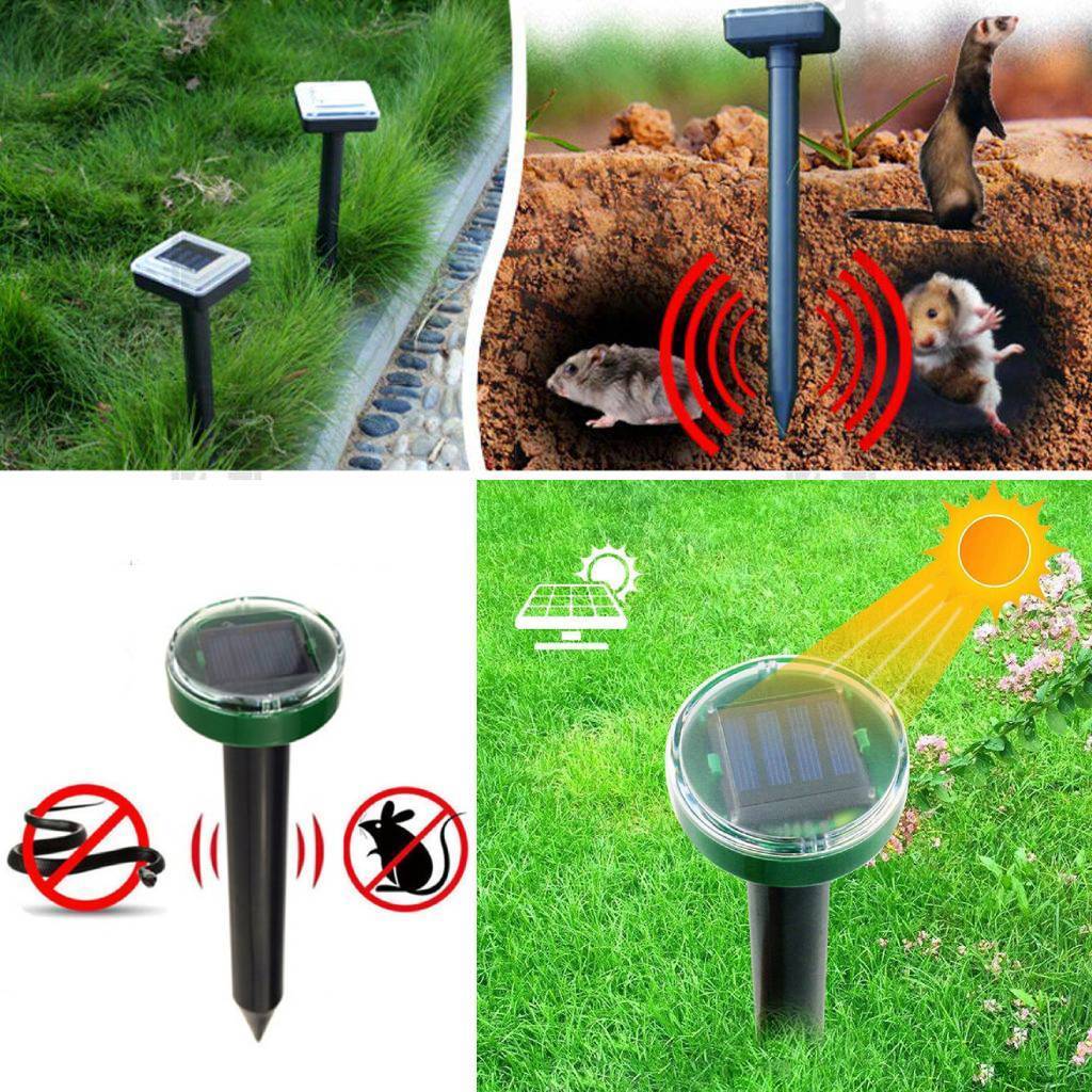 Solar-Powered Ultrasonic Garden Pest Repellent***2pcs***