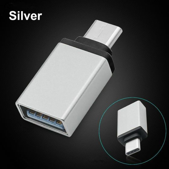 Type C Male to USB 3.0 A Female OTG USB-C Adapter s-l1600_1__16