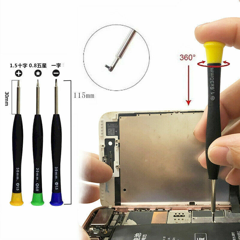 22Pcs Mobile Phone Repair Tools Kit Set Spudger Pry Opening Tool Screwdriver