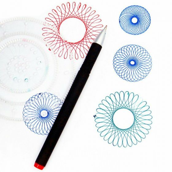 Spirograph Design Set Draw Drawing Kids Art Craft