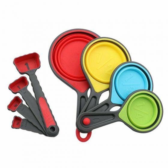 Food Grade Silicone Foldable Measuring Cups 43rged