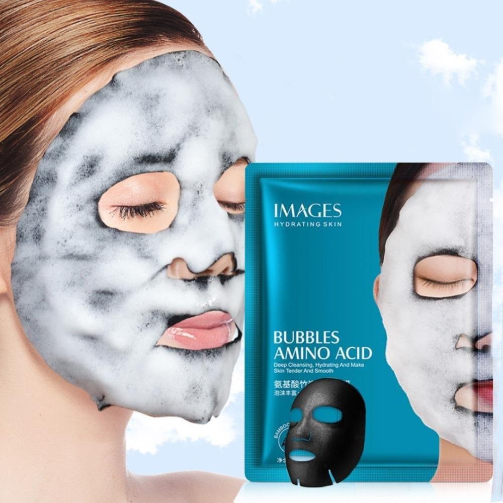 BeautySkin™ Korean Cosmetics  Amino Acid Bamboo Charcoal Bubble Mask (2pcs)