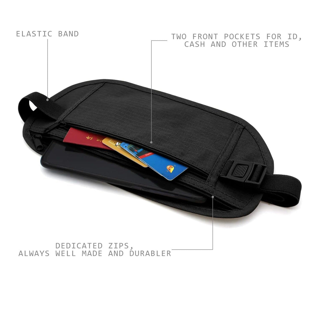 Travel Security Bag Sports Waist Bag