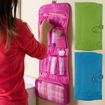 Travel Toiletry Folding Hanging Organizer