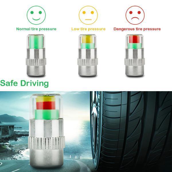 4PCS/set Universal Tire Pressure Caps