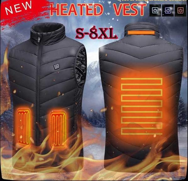 Unisex USB Powered Self-Heating Vest