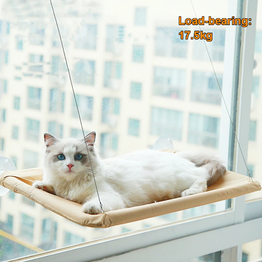 17.5 KG Cat Hanging Mat Shelf Seat Beds: with Durable Window Hammock